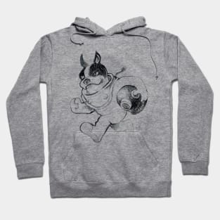 Boston Terrier Bell Diver Hoodie